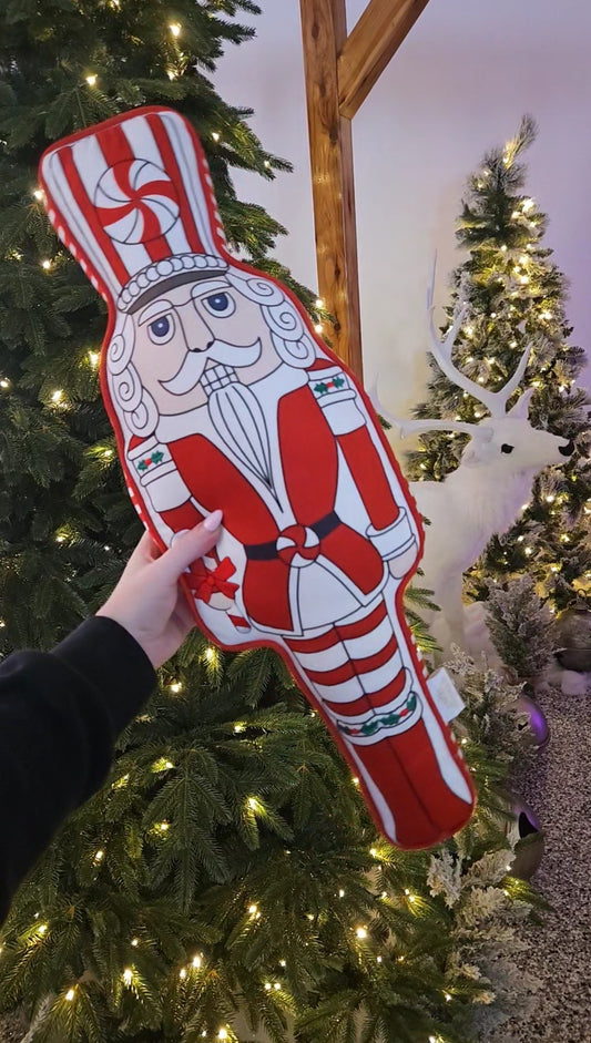 RED NUTCRACKER CUSHION