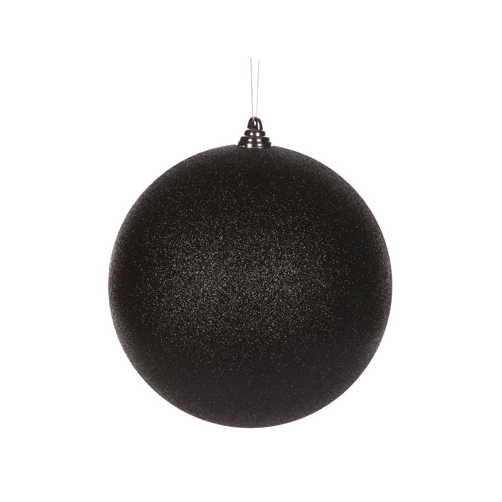 20CM BLACK SHATTERPROOF BAUBLE