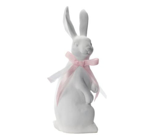 PRE ORDER 38CM PINK BOW BUNNY
