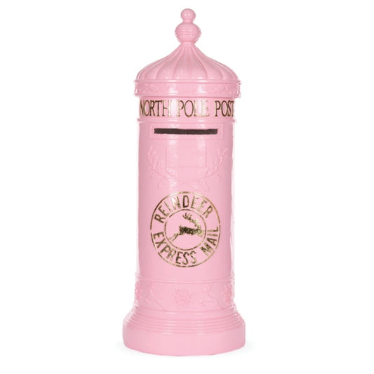 PRE ORDER 77CM PINK AND GOLD MAILBOX