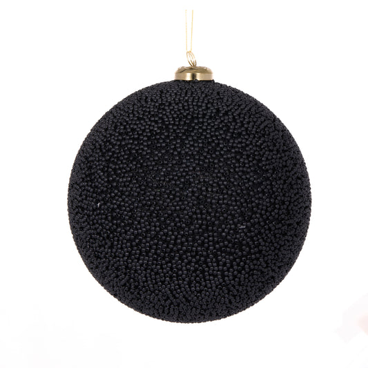 PRE ORDER XL 15CM BLACK CAVIAR BAUBLE