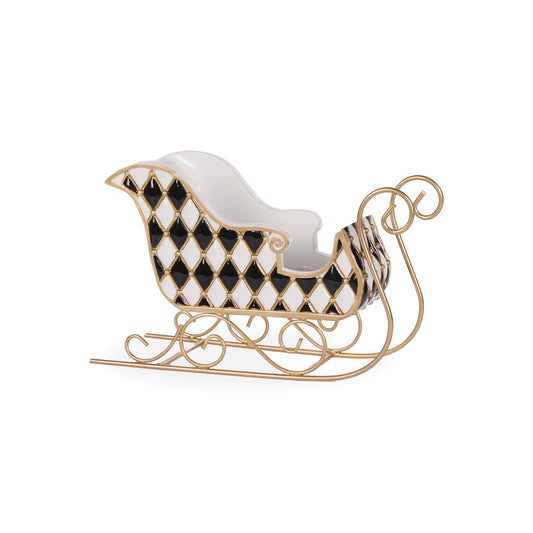 PRE ORDER 30CM QUILTED HARLEQUIN SLEIGH