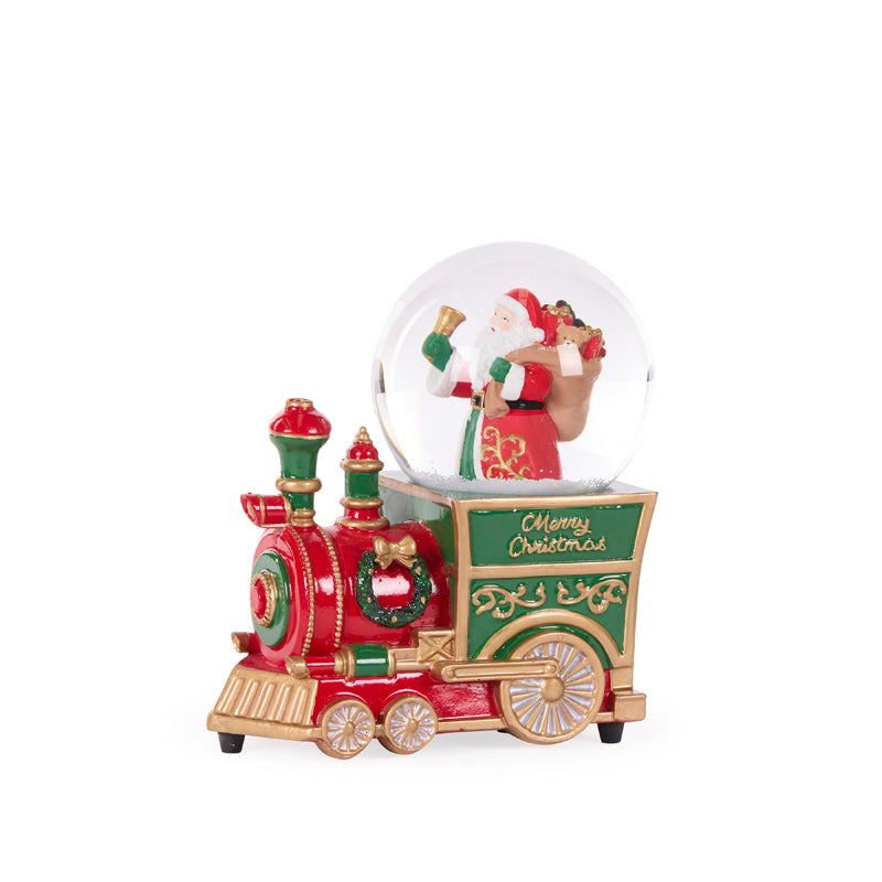 PRE ORDER MUSICAL SANTA TRAIN SNOW GLOBE