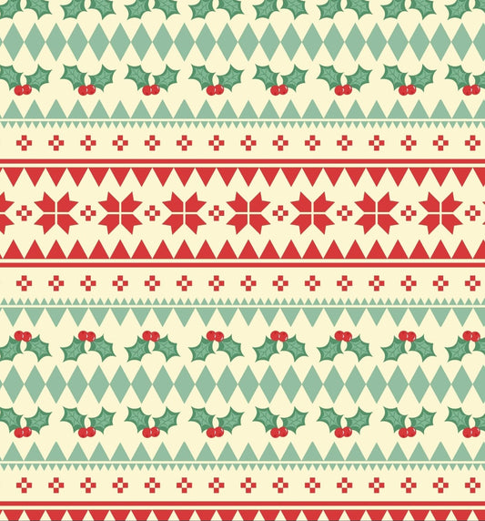 VINTAGE FAIR ISLE GIFT WRAP