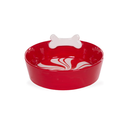 PRE ORDER PEPPERMINT DOG BOWL