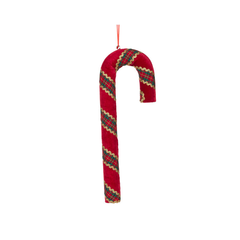 PRE ORDER MEDIUM TARTAN SWIRL CANDY CANE