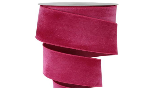 9.14M PINK VELVET RIBBON