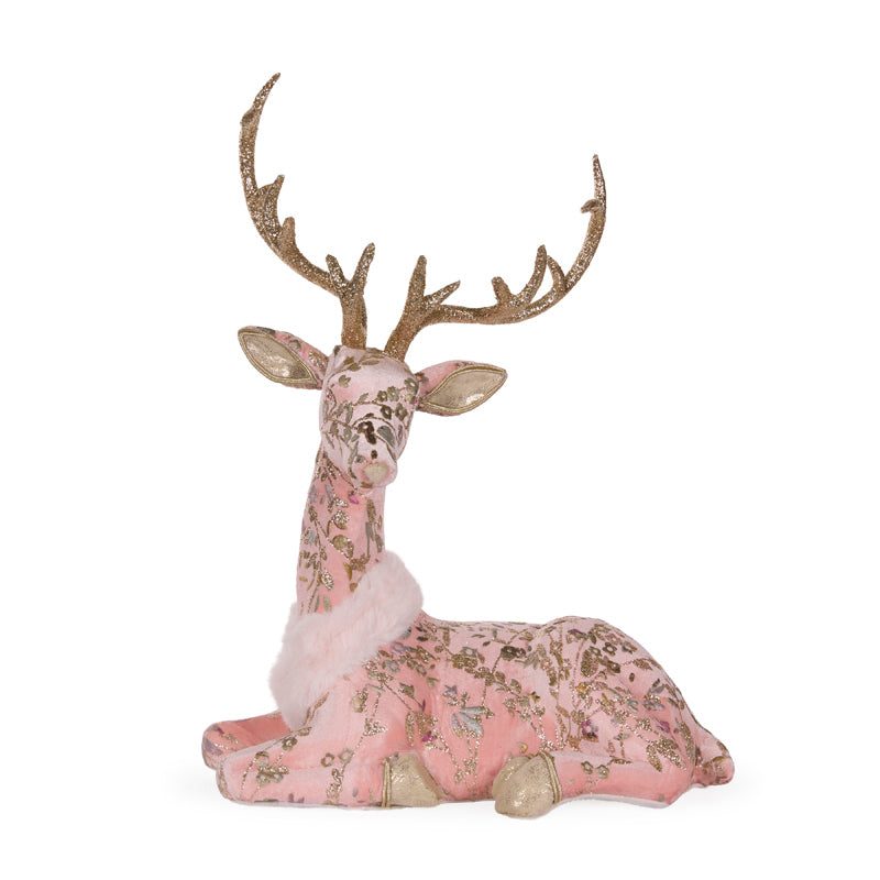 PRE ORDER LYING LACE FLORAL REINDEER