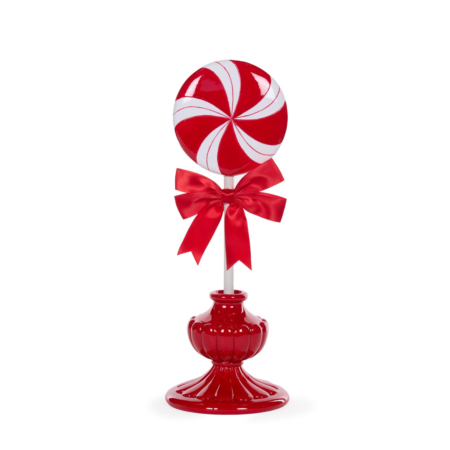 PRE ORDER 43CM POTTED PEPPERMINT LOLLIPOP