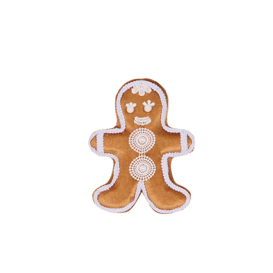 PRE ORDER LACE GINGERBREAD MAN ORNAMENT