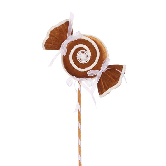 PRE ORDER LACE GINGERBREAD LOLLY PICK