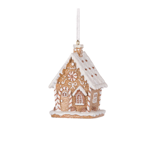 PRE ORDER PIPED GINGERBREAD HOUSE HANGING