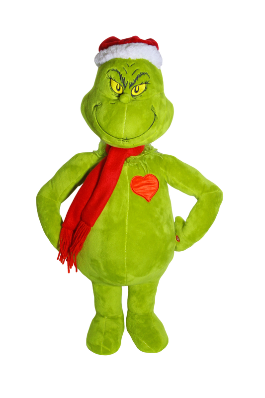 PRE ORDER DOOR GREETER GRINCH WITH LIGHT UP HEART