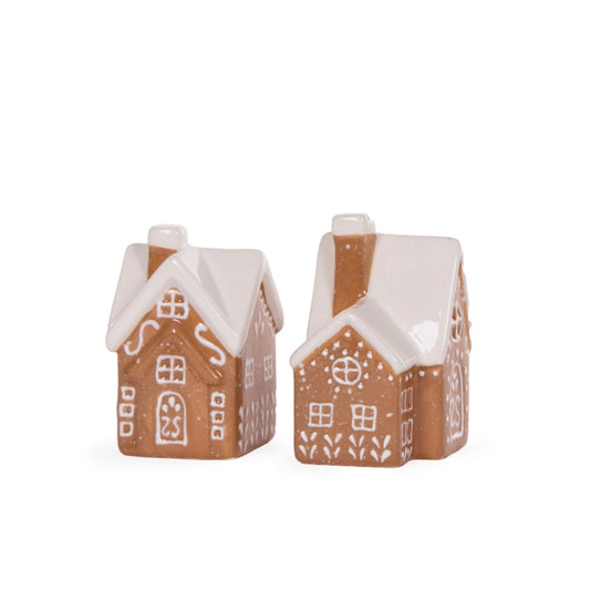 PRE ORDER GINGERBREAD HOUSE SALT & PEPPER SHAKERS