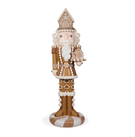 PRE ORDER 186CM PIPED GINGERBREAD NUTCRACKER