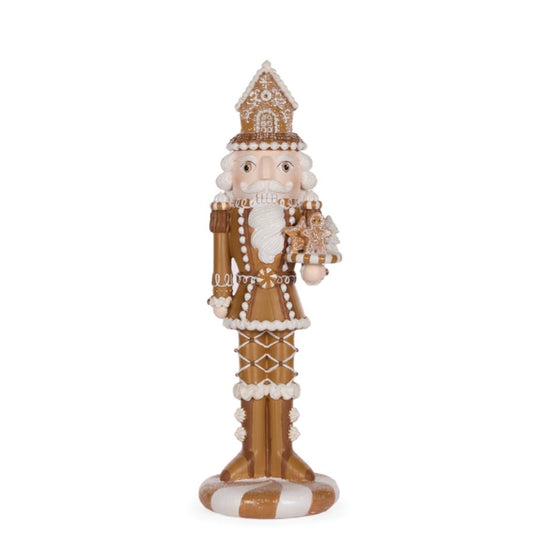 PRE ORDER 45CM PIPED GINGERBREAD NUTCRACKER