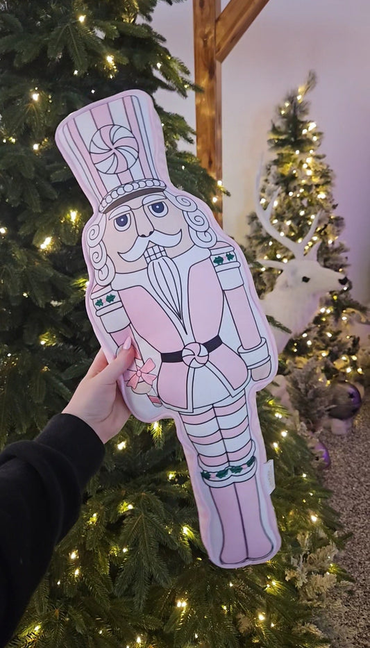 PINK NUTCRACKER CUSHION